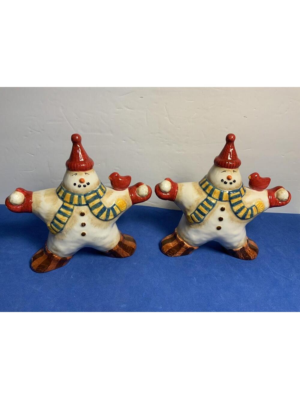 Certified International Brand Snowman Salt And Pepper Becca Barton